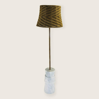 Frustum Ringed Floor Lamp - Gray