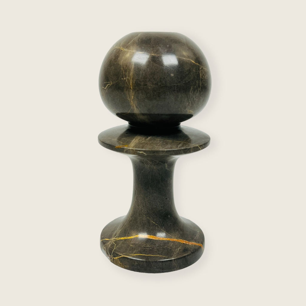 Pawn Black Lined Candle Stand