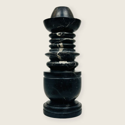 Cairn Candle Stand - Black