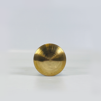 Golden Matte Brass Metal Basin Waste