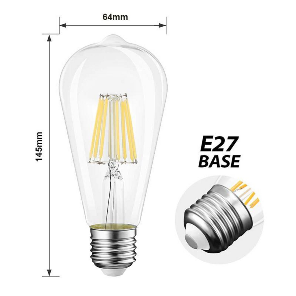 Bulged Candle - High Quality 6W Bulb (SKU-LT-ST64)