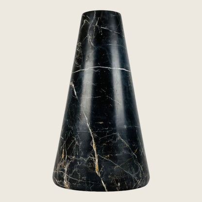 Funnel Vase - Black Polish