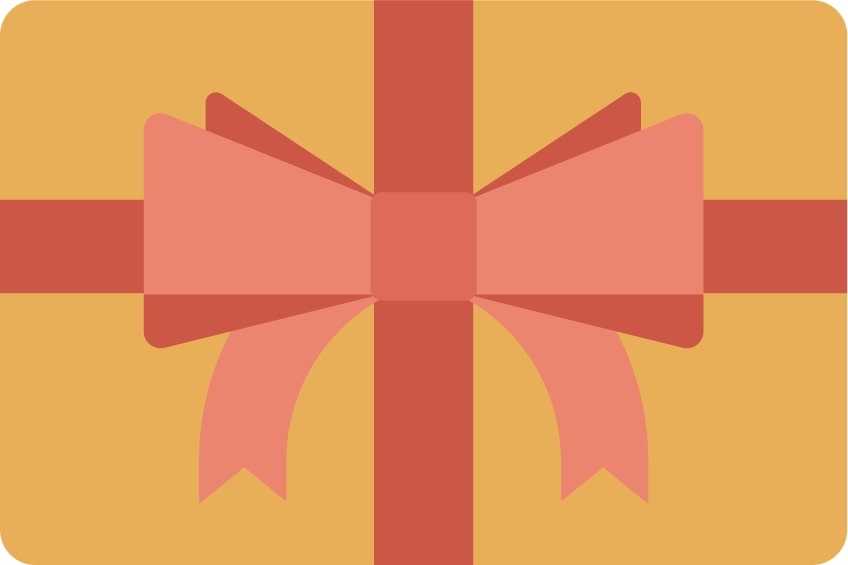 Gift card illustration